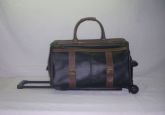 malas de viagem em couro/ref:605